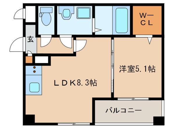 エルヴィータ駅南の物件間取画像